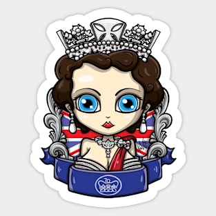Queen Elizabeth Sticker